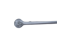 Długa Lufka z Grubego Szkła Szklana Fajeczka do Palenia Łyżeczka Gładka