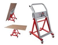 Wózek do transportu płyt pion poziom 136kg płyty meblowej manipulacyjny