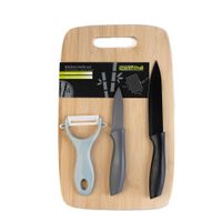 Zestaw noży z bambusową deską Lowenthal