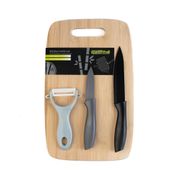Zestaw noży z bambusową deską Lowenthal