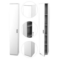 SZAFKA REGAŁ SŁUPEK ŁAZIENKOWY STOJĄCY G 30 1D 182/30/32 BIAŁY POŁYSK