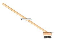 szczotka do kostki brukowej 100 z drapakiem - sz fug 100 d