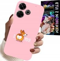 ETUI DO XIAOMI REDMI 13 4G - ŚMIESZNE WZORY I LOVE YOU PIESEK OBUDOWA