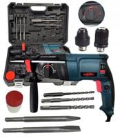 MŁOTOWIERTARKA WIERTARKA MŁOT UDAROWY 2600W SDS+ ZESTAW + WALIZKA