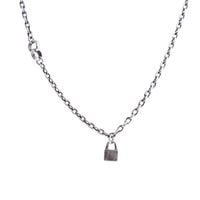 męski naszyjnik z kłódką ankier (c22/men/54ag cz)