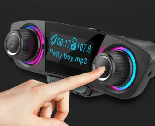 TRANSMITER FM BLUETOOTH 5.0 USB WIELOFUNKCYJNY 8w1 na Arena.pl