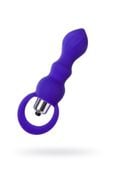 todo by toyfa anal plug curvy, silicone, purple, 14 cm, o 3.2 cm