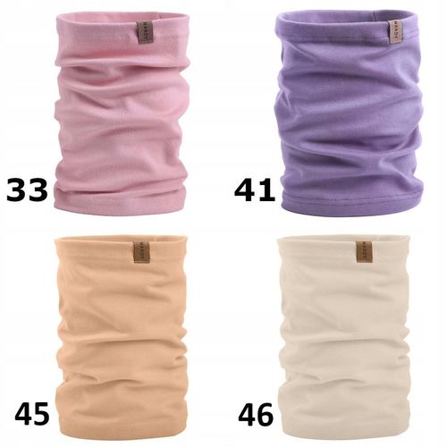 Komin NANDY Bawełniany Damski Męski Bawełna Cienki Wysoki Naturalny na Arena.pl