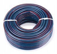 WĄŻ OGRODOWY DO WODY 4-WARSTWOWY PODLEWANIA 22BAR 1/2'' 50M +ZŁĄCZKI POLSKI