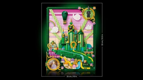Klocki LEGO Wicked 75685 Obraz Emerald City na Arena.pl