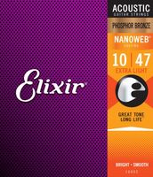 ELIXIR NanoWeb Phosphor Bronze Extra Light 10-47 struny do gitary akustyczn