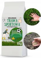 TRAWA SPORTOWA na BOISKO SAMOZAGĘSZCZAJACA intensywne użytkowanie 5kg 200m2