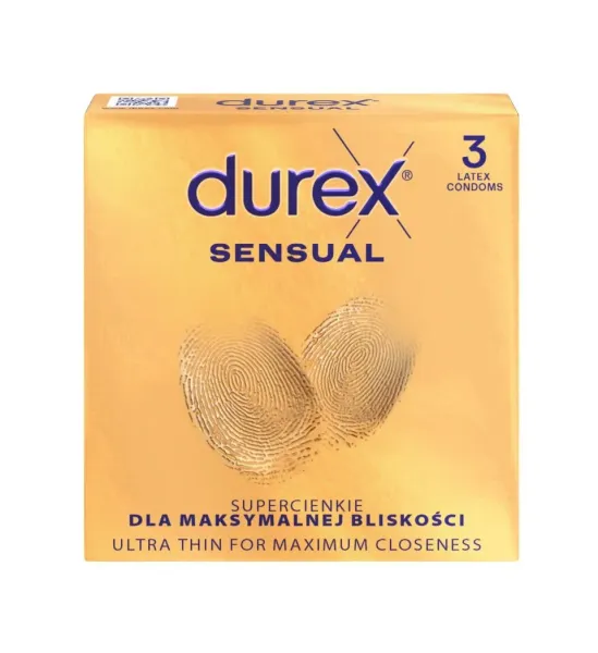 prezerwatywy sensual 3 szt durex zdjęcie 1