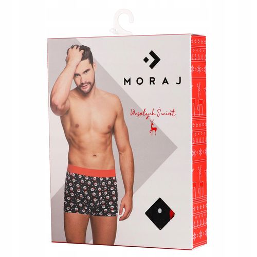 Bokserki Męskie Bawełna W Świąteczne WZORY NA PREZENT DLA NIEGO MORAJ - XXL na Arena.pl