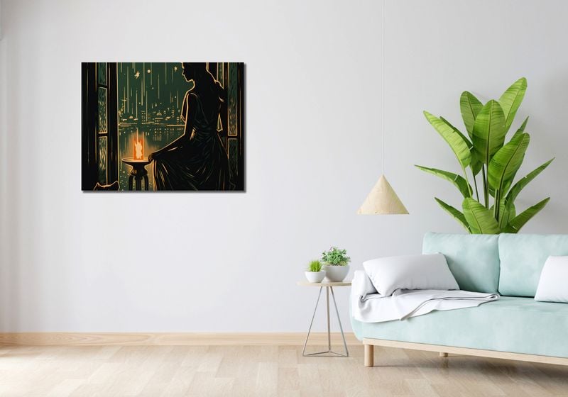 Obraz 90x70cm Nocne Szeptanie zdjęcie 2