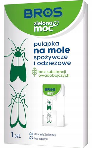 bros - zielona moc pułapka na mole spożywcze i odzieżowe - 10 szt. na Arena.pl