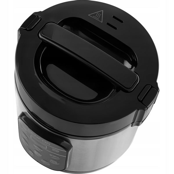 Garnek do gotowania ryżu warzyw RYŻOWAR 0,6L 360W srebrny Sencor SRM 0650SS zdjęcie 14