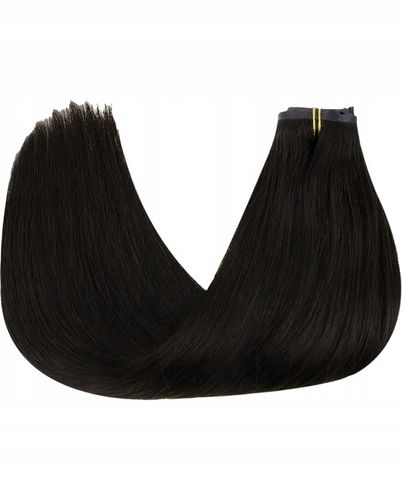 DOCZEPIANE WŁOSY Clip In Jak Naturalne Dopinki Proste Długie 6 Taśm 60 cm na Arena.pl
