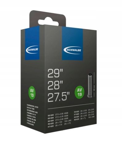 Dętka rowerowa Schwalbe 27,5/28/29x1,50-2,40 AV40mm AV19 zdjęcie 1