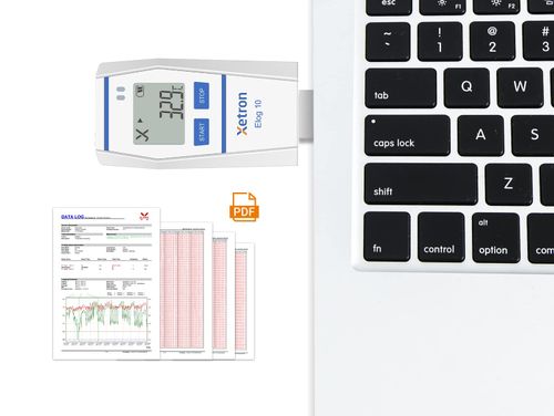 Rejestrator temperatury Xetron Elog10, -30°C do 70°C, 4 szt. na Arena.pl