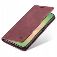 Etui z klapką Spacecase do Samsung Galaxy A37 czerwony