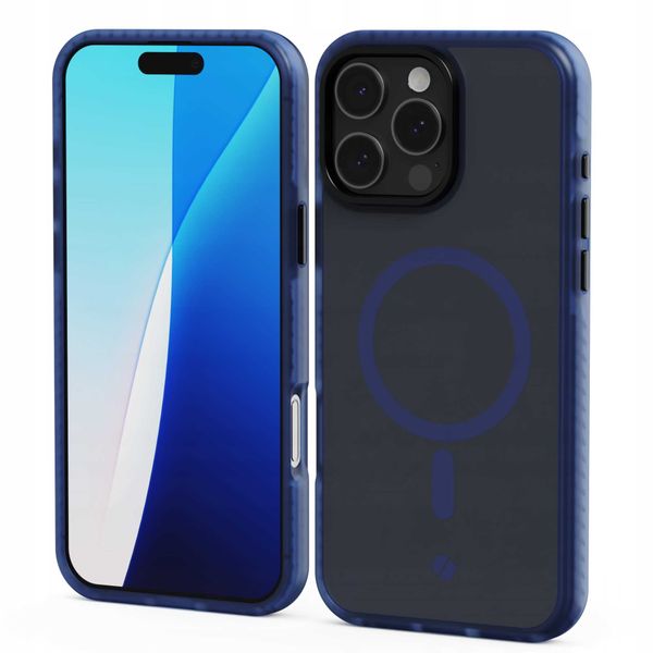 Spacecase Hybrid Fusion Mag Iphone 16 Pro Max Dark Blue zdjęcie 10