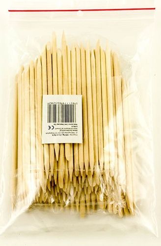 Patyczki Drewniane Dwustronne z Drewna Pomarańczowego 100szt na Arena.pl