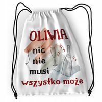 Plecak Dla Oliwii Sportowy Szkolny Worek Torba Z Nadrukiem Ze Zdjęciem