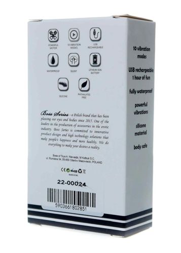 Dyskretny Sex Masażer Mini Wibrator 9Cm 10Trybów na Arena.pl