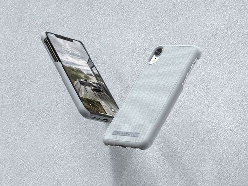 Nordic Elements Original Idun - Materiałowe etui iPhone XR (Light Grey) na Arena.pl