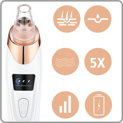 ELEKTRYCZNY PRZYRZĄD ODKURZACZ DO WĄGRÓW PRYSZCZY ZASKÓRNIKÓW 15w1 na Arena.pl