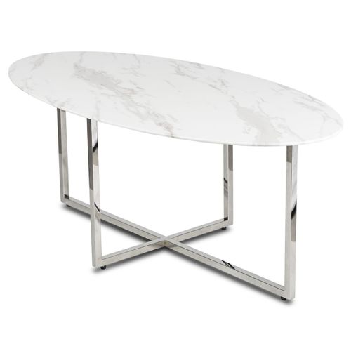 Stolik kawowy Vertigo Silver White 120cm na Arena.pl