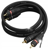 KABEL 2RCA - 2 RCA CINCH PRZEWÓD POŁĄCZENIOWY MONACOR AC-150/SW 1,5m