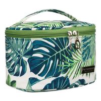 lekka kosmetyczka kuferek w liście monstery - peterson