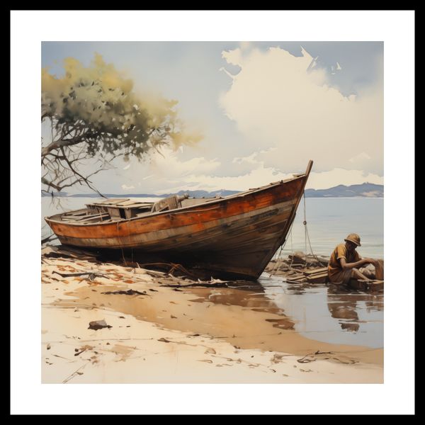Plakat 50x50cm Spokój Przybrzeża zdjęcie 3