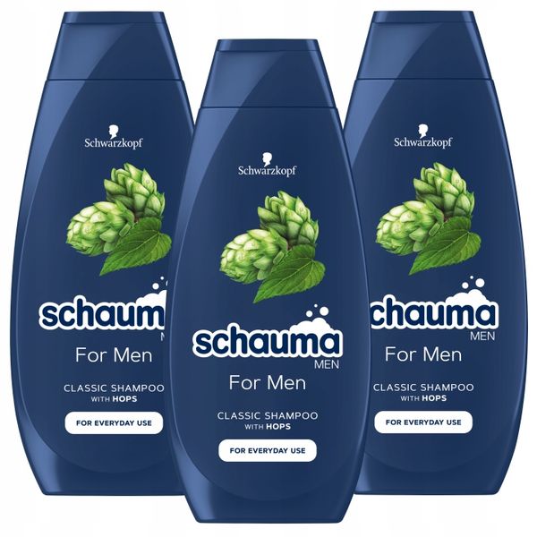 Schauma Men Szampon do Włosów 400ml x 3 zdjęcie 1