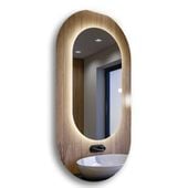 Lustro Łazienkowe Podświetlane LED 50x120 cm T106