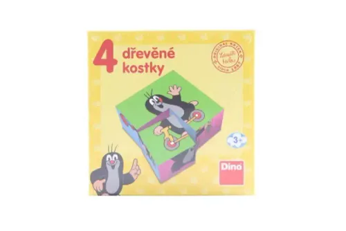 Krecik i Przyjaciele. Klocki obrazkowe, 4 elementy na Arena.pl