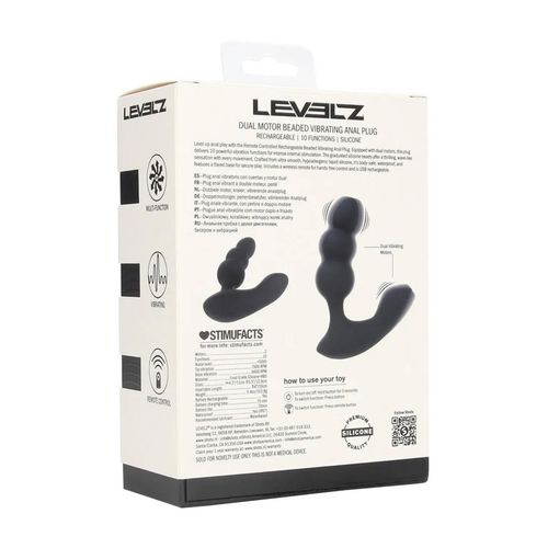 Dual Motor Remote Control Beaded Vibrating Liquid Silicone Prostate na Arena.pl