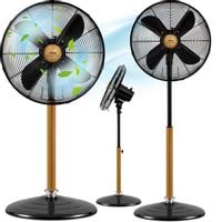 WENTYLATOR STOJĄCY UFESA WIATRAK PODŁOGOWY CICHY MOCNY METALOWY 50W 40CM