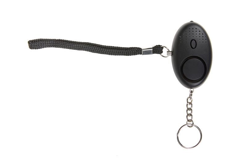 Alarm osobisty GUARD Scorpion z latarką LED, czarny, syrena 120dB zdjęcie 3