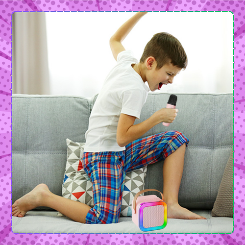 głośnik przenośny bezprzewodowy bluetooth karaoke z mikrofonem usb rgb v na Arena.pl