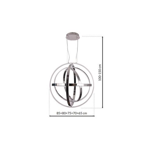 Lampa wisząca COPERNICUS CHROME 260W LED na Arena.pl