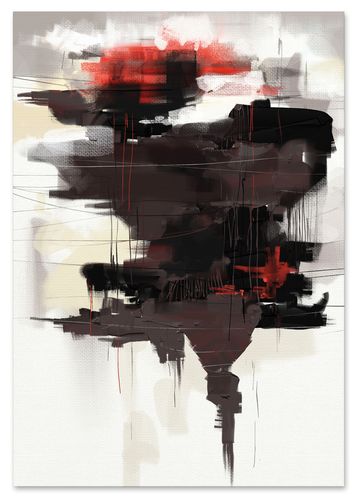 Plakat obraz abstrakcja wydruk artystyczny 21x29,7 cm A4 na Arena.pl