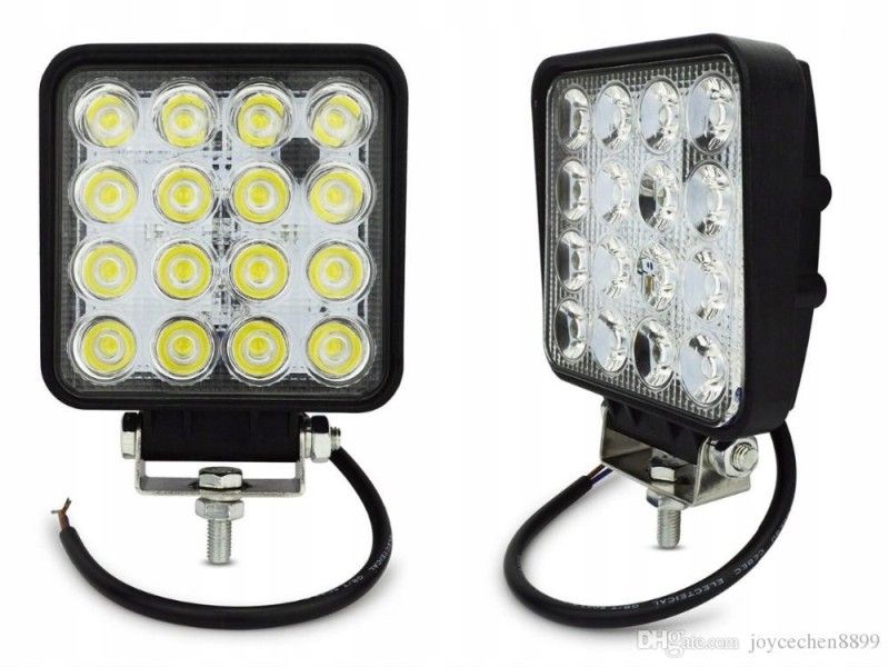 Halogen samochodowy led, roboczy doświetlacz 48w 4800lm zdjęcie 1