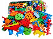 WAFLE MIX 80 EL. KLOCKI KONSTRUKCYJNE KOSTKA PRZESTRZENNE