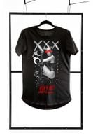 t shirt men black l fashion