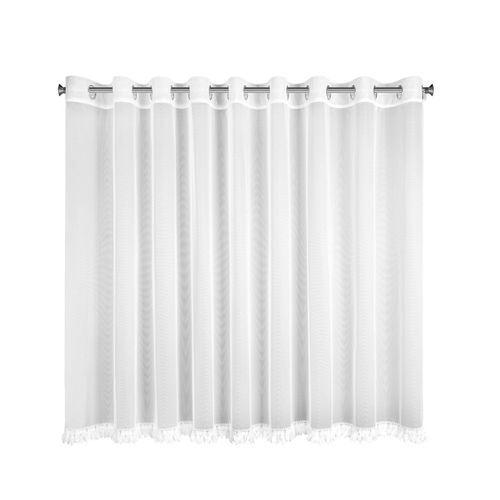 Firana na przelotkach z aplikacją SYLVI 300X150 biała na Arena.pl