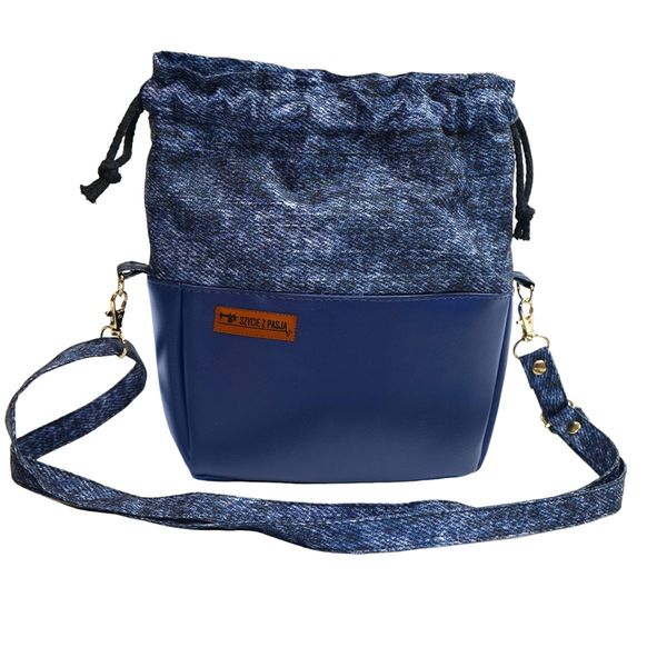 Torebka Jeans Mała Sakiewka zdjęcie 1