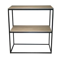 Konsola toaletka regał dwupoziomowa loft Weldon 1